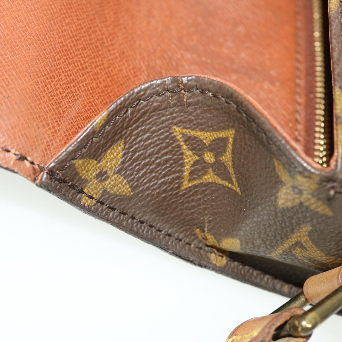LOUIS VUITTON Monogram Saint Cloud GM Shoulder Bag M51242 LV ar9592