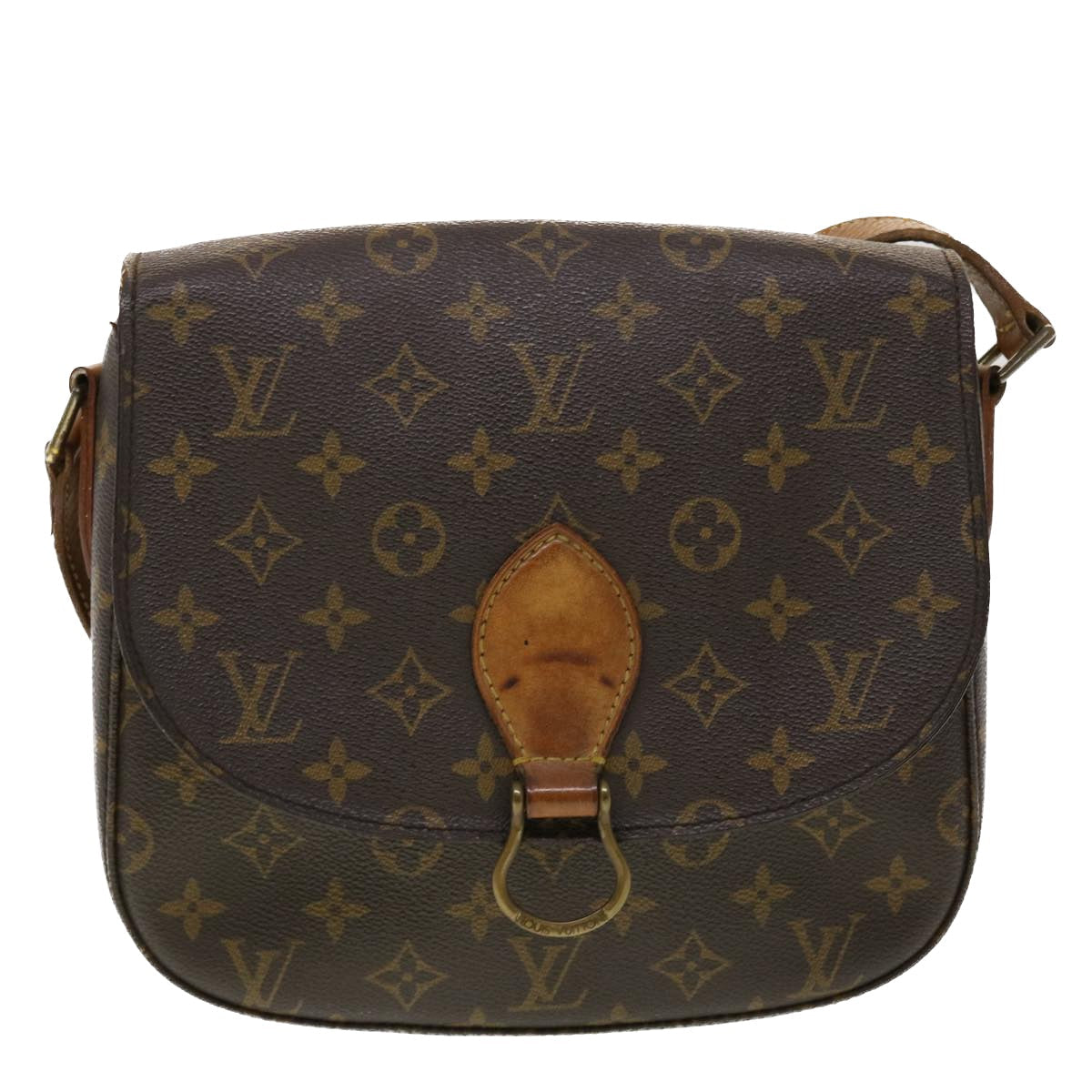 LOUIS VUITTON Monogram Saint Cloud GM Shoulder Bag M51242 LV ar9592