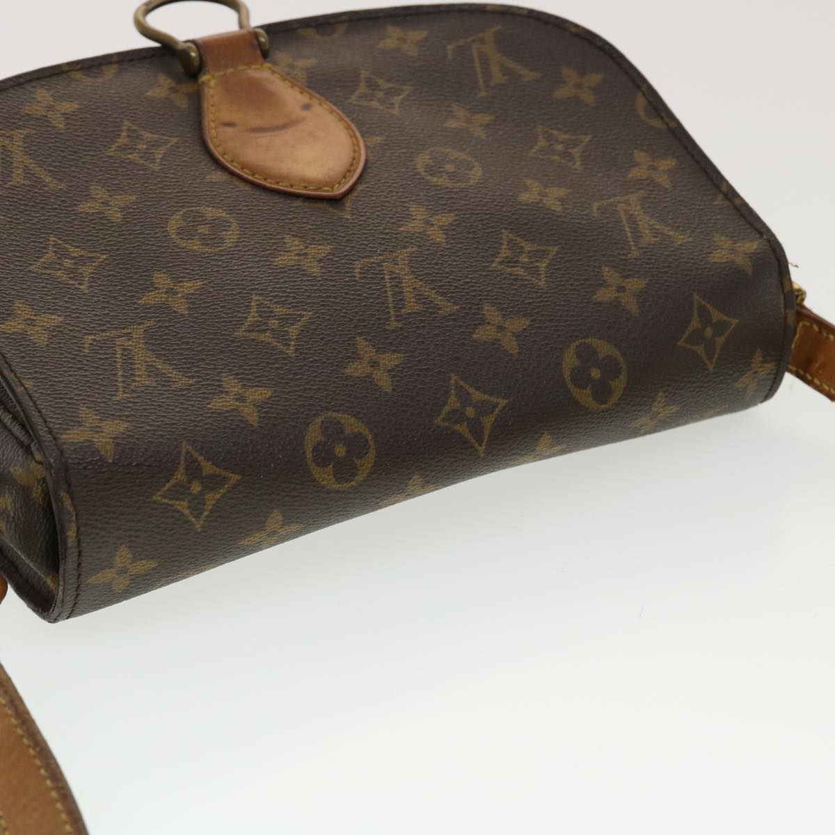 LOUIS VUITTON Monogram Saint Cloud GM Shoulder Bag M51242 LV ar9592