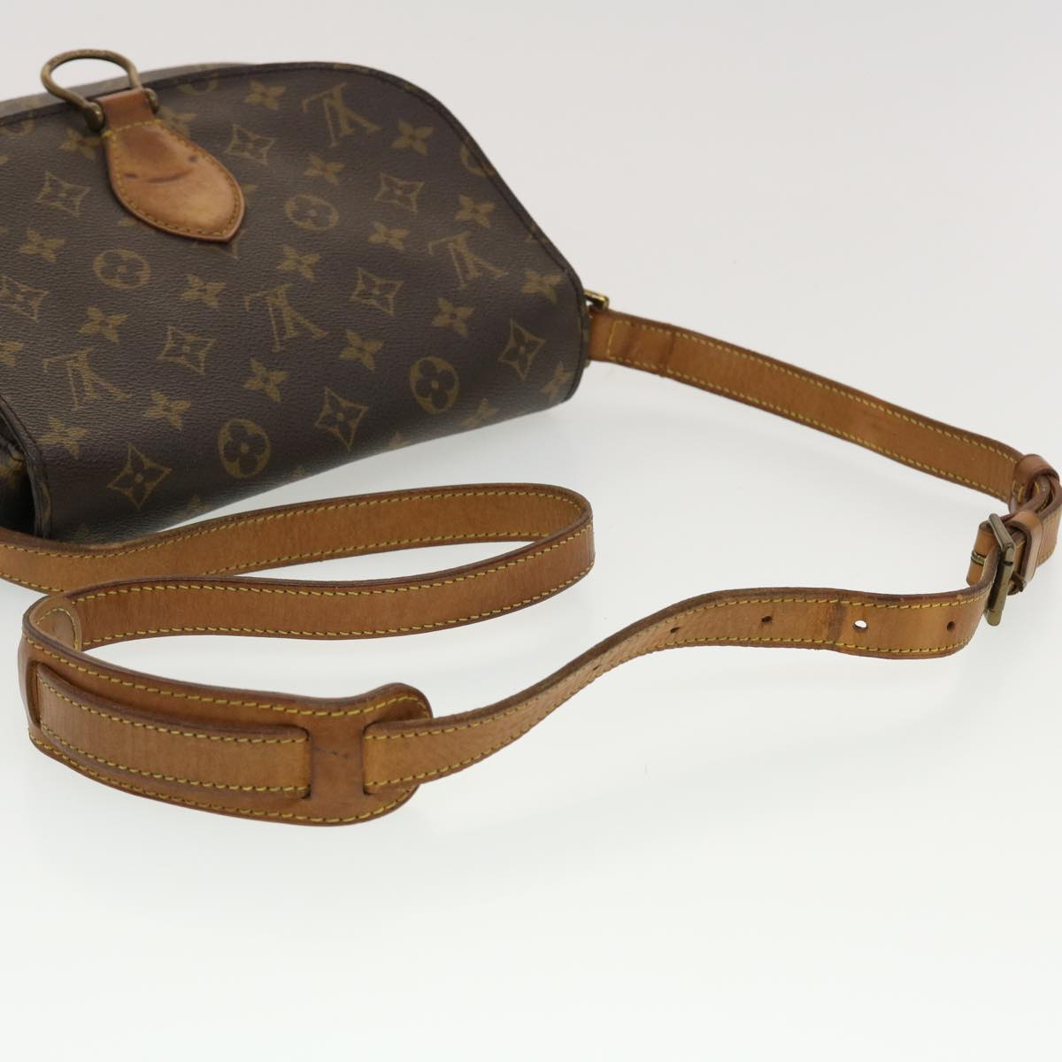 LOUIS VUITTON Monogram Saint Cloud GM Shoulder Bag M51242 LV ar9592