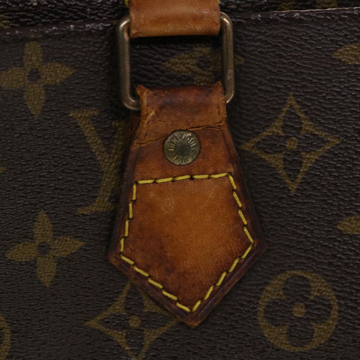 LOUIS VUITTON Monogram Sac Plat Hand Bag M51140 LV ar9611