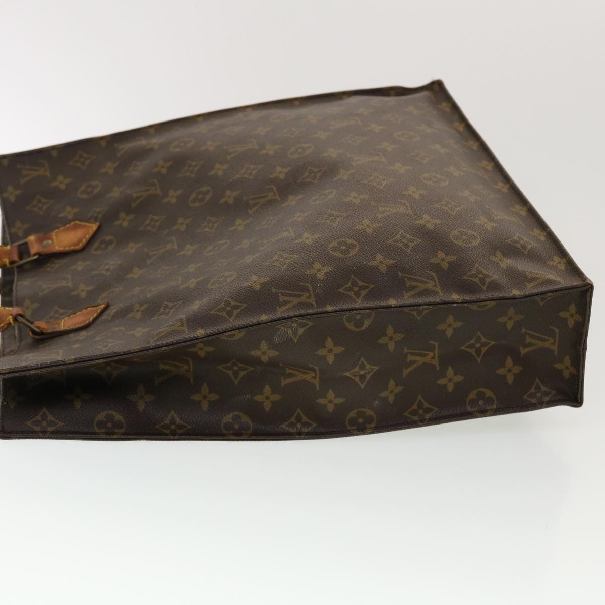 LOUIS VUITTON Monogram Sac Plat Hand Bag M51140 LV ar9611