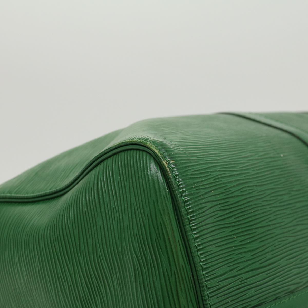 LOUIS VUITTON Epi Keepall 45 Boston Bag Green M42974 LV ar9646B