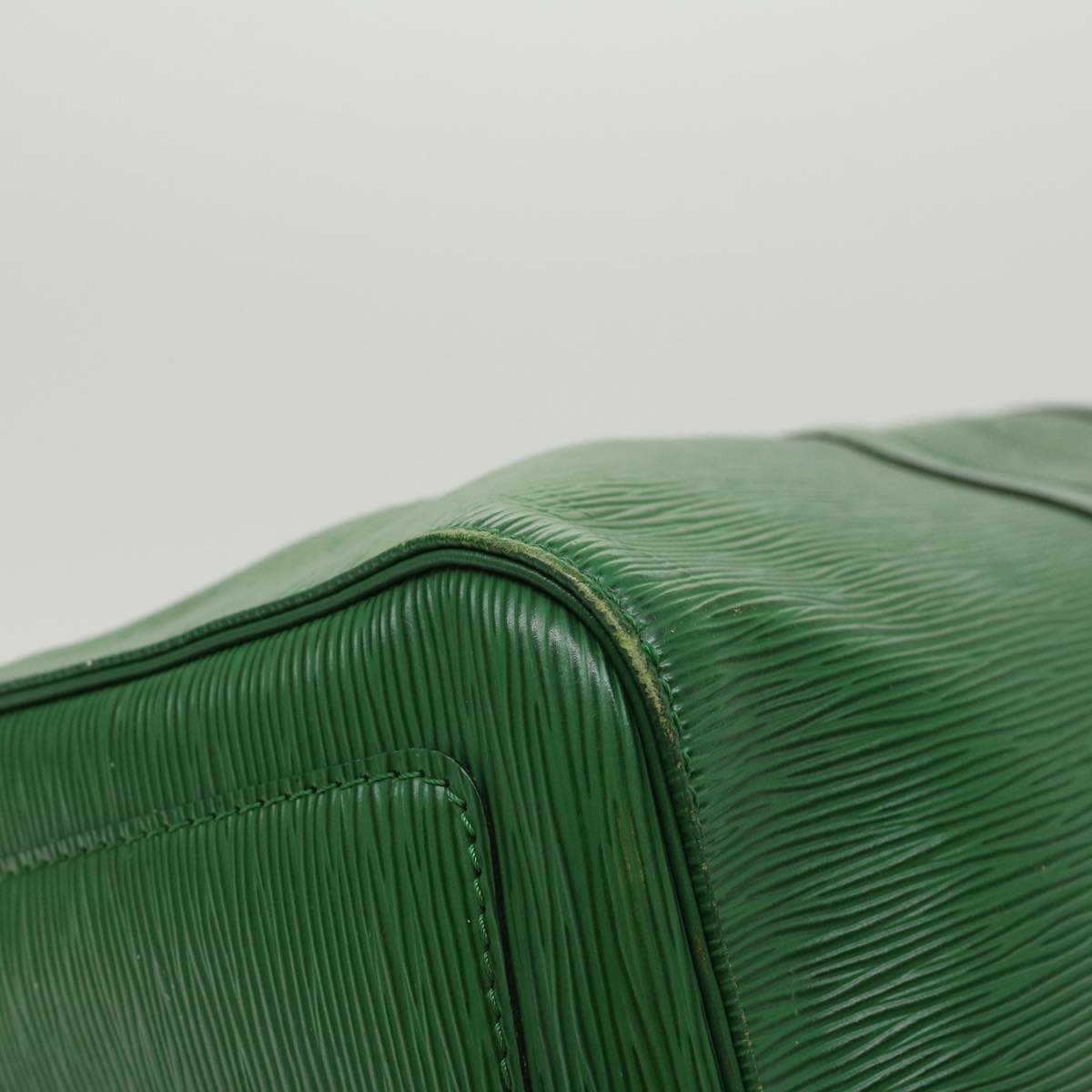 LOUIS VUITTON Epi Keepall 45 Boston Bag Green M42974 LV ar9646B