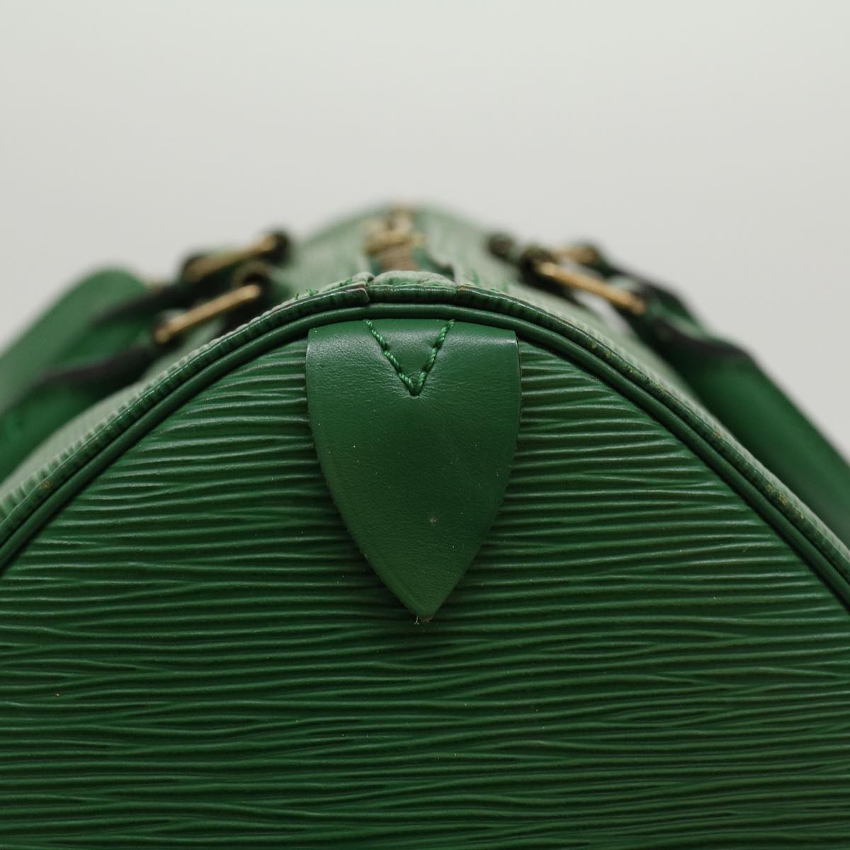 LOUIS VUITTON Epi Keepall 45 Boston Bag Green M42974 LV ar9646B
