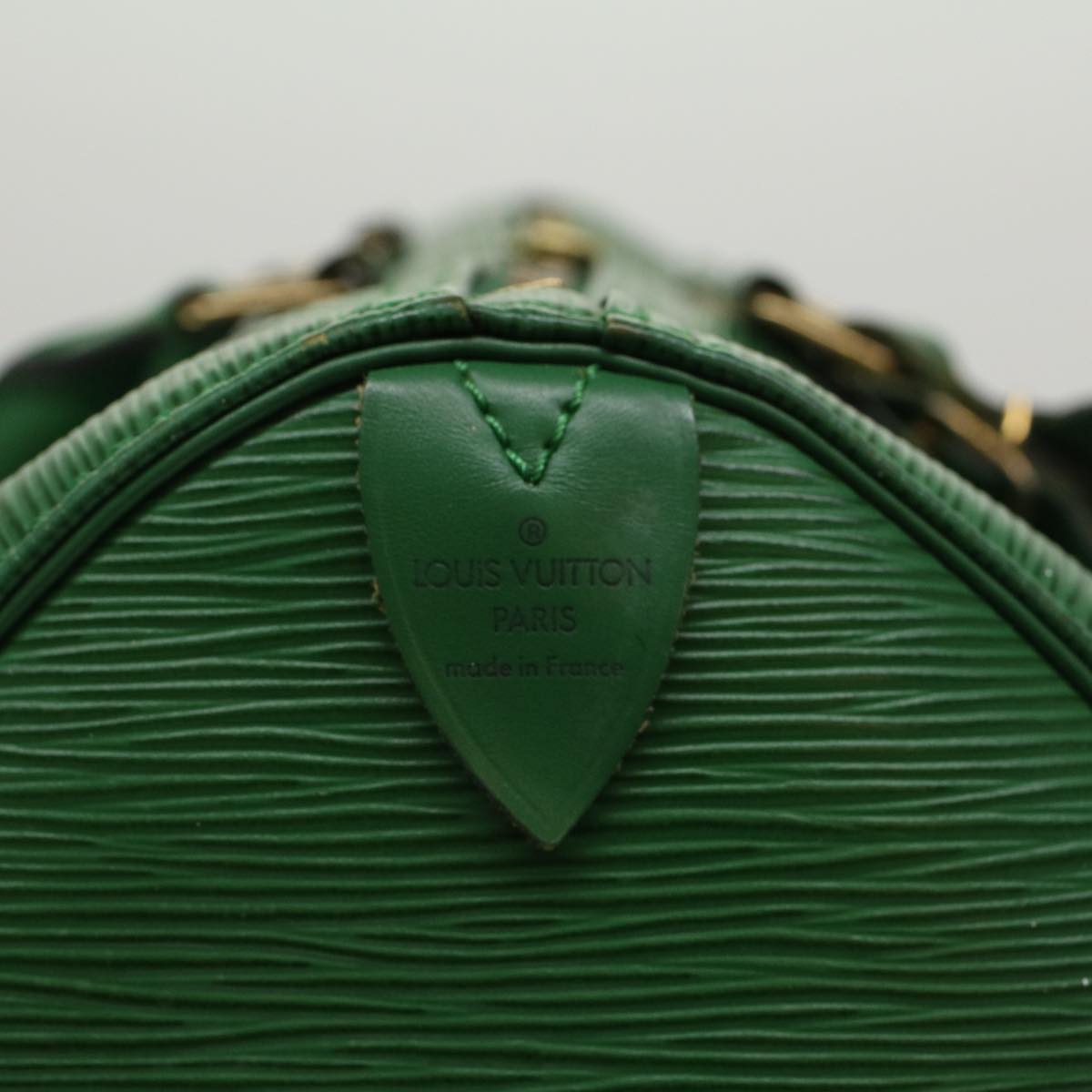 LOUIS VUITTON Epi Keepall 45 Boston Bag Green M42974 LV ar9646B