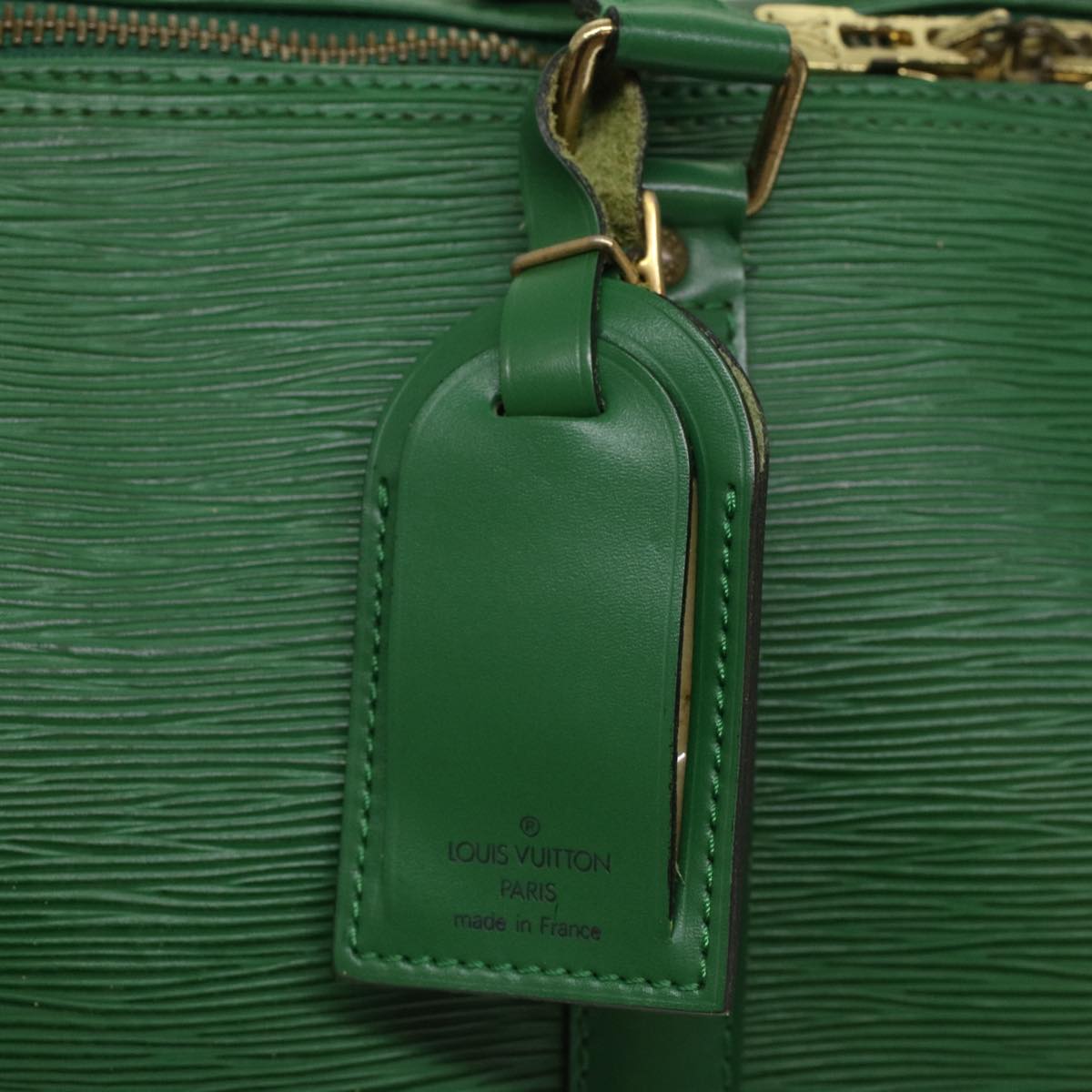 LOUIS VUITTON Epi Keepall 45 Boston Bag Green M42974 LV ar9646B