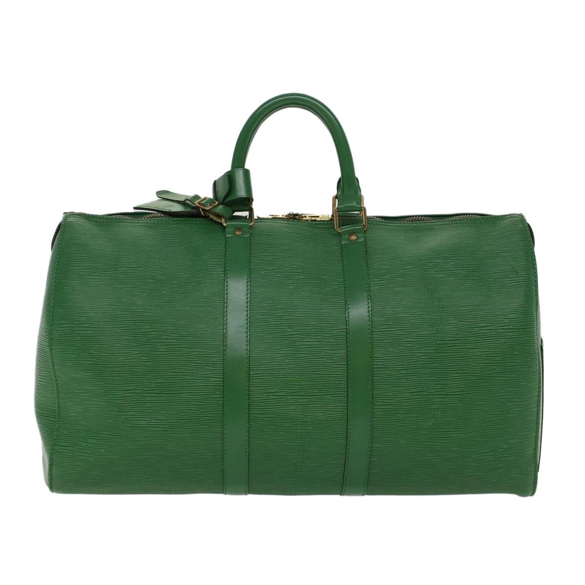 LOUIS VUITTON Epi Keepall 45 Boston Bag Green M42974 LV ar9646B