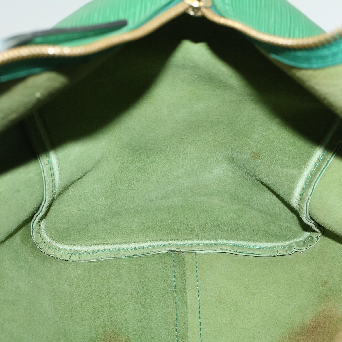 LOUIS VUITTON Epi Keepall 45 Boston Bag Green M42974 LV ar9646B