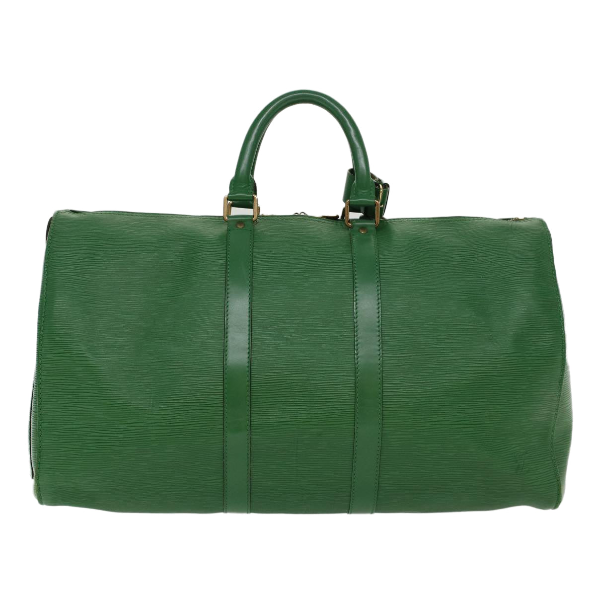 LOUIS VUITTON Epi Keepall 45 Boston Bag Green M42974 LV ar9646B