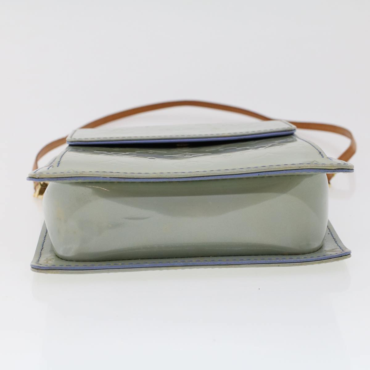 LOUIS VUITTON Monogram Vernis Motto Pouch Lavande M91030 LV ar9648B