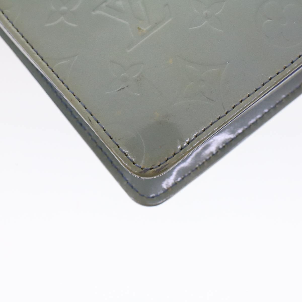 LOUIS VUITTON Monogram Vernis Motto Pouch Lavande M91030 LV ar9648B