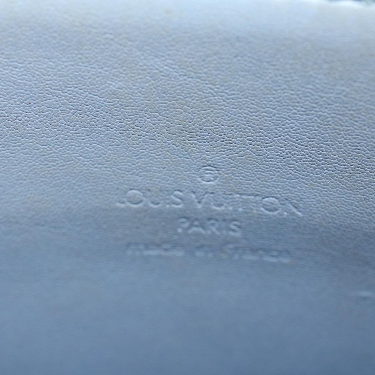 LOUIS VUITTON Monogram Vernis Motto Pouch Lavande M91030 LV ar9648B