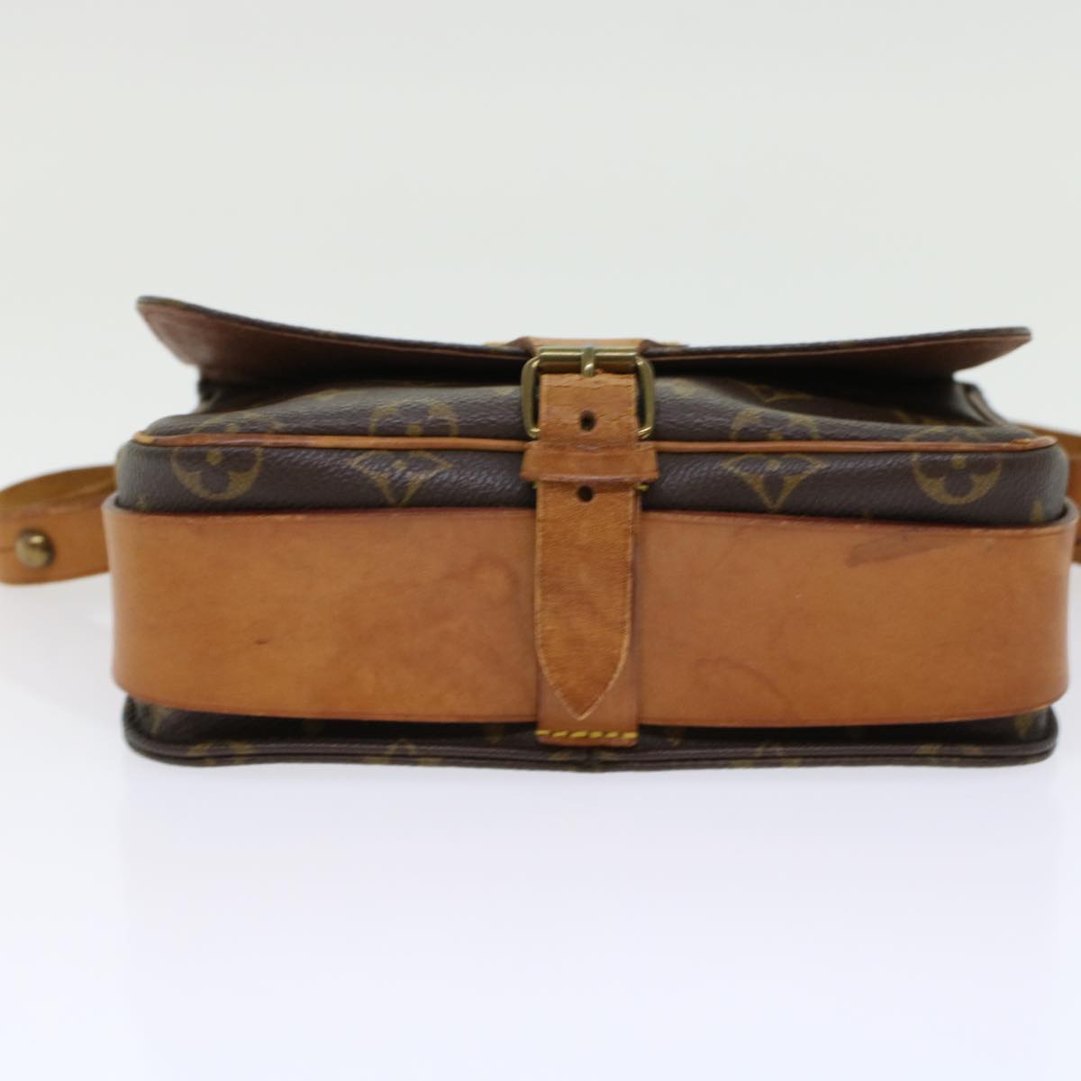 LOUIS VUITTON Monogram Cartouchiere MM Shoulder Bag M51253 LV ar9650B
