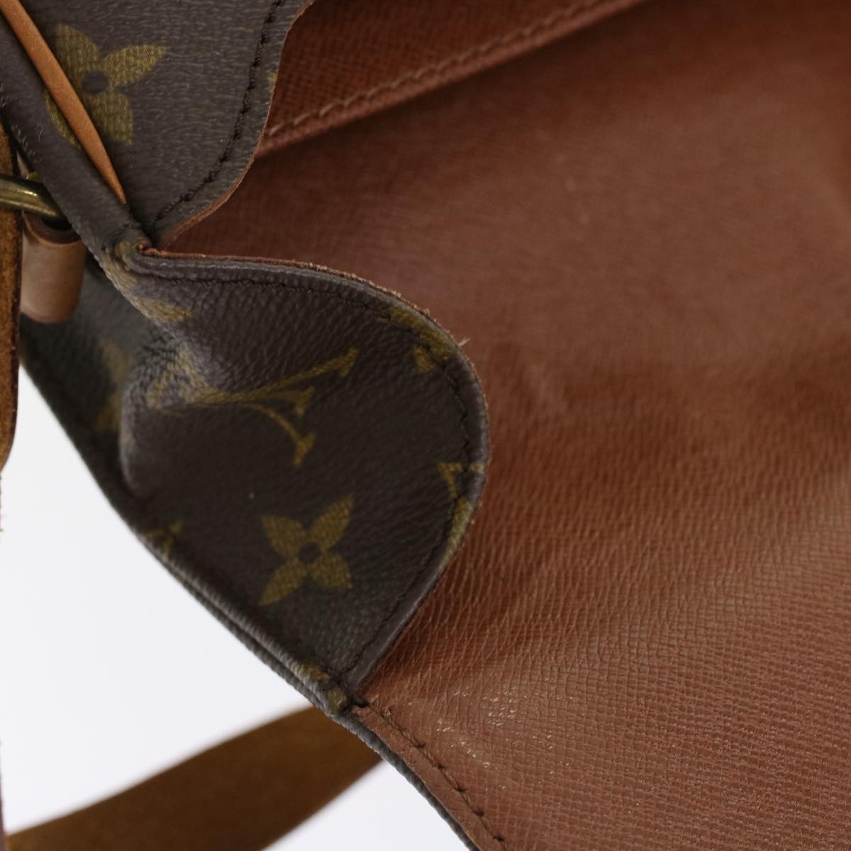 LOUIS VUITTON Monogram Cartouchiere MM Shoulder Bag M51253 LV ar9650B
