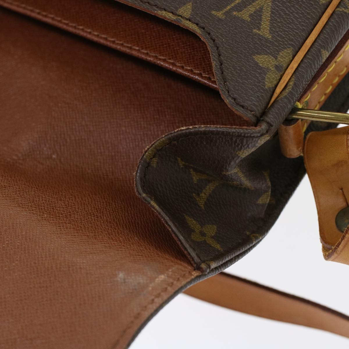 LOUIS VUITTON Monogram Cartouchiere MM Shoulder Bag M51253 LV ar9650B