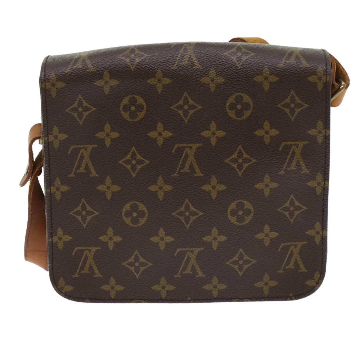 LOUIS VUITTON Monogram Cartouchiere MM Shoulder Bag M51253 LV ar9650B