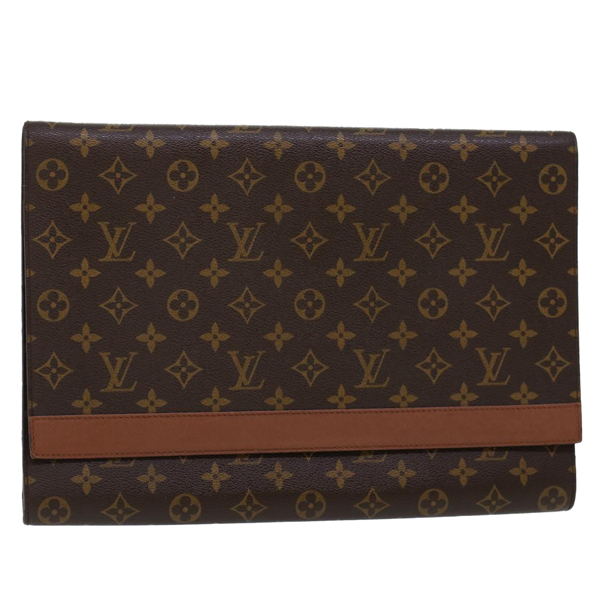 LOUIS VUITTON Monogram Porte Envelope Clutch Bag M51801 LV ar9655B