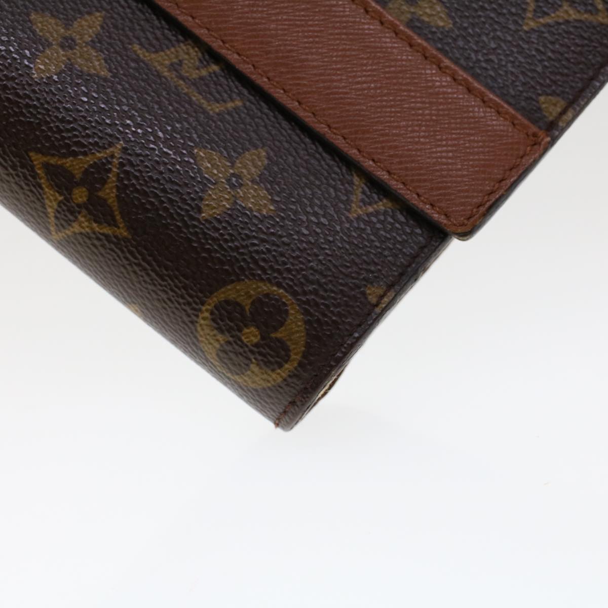 LOUIS VUITTON Monogram Porte Envelope Clutch Bag M51801 LV ar9655B
