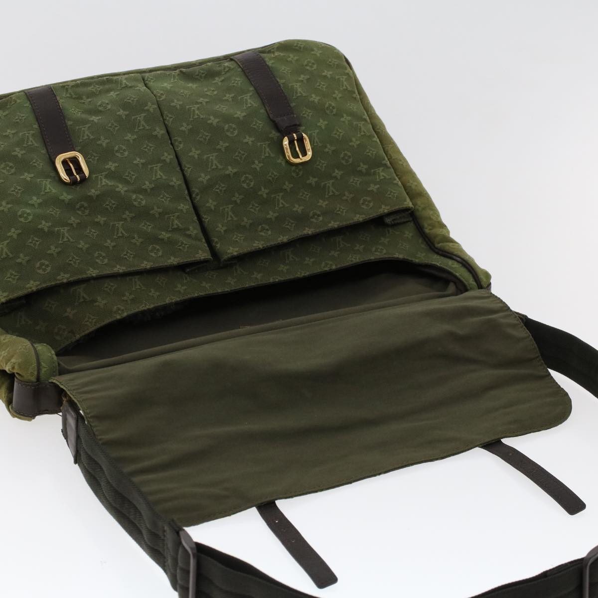 LOUIS VUITTON Monogram Mini Dunes Hand Bag 2way TST Khaki M42312 LV ar9659B