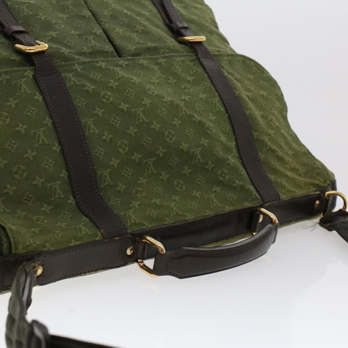 LOUIS VUITTON Monogram Mini Dunes Hand Bag 2way TST Khaki M42312 LV ar9659B