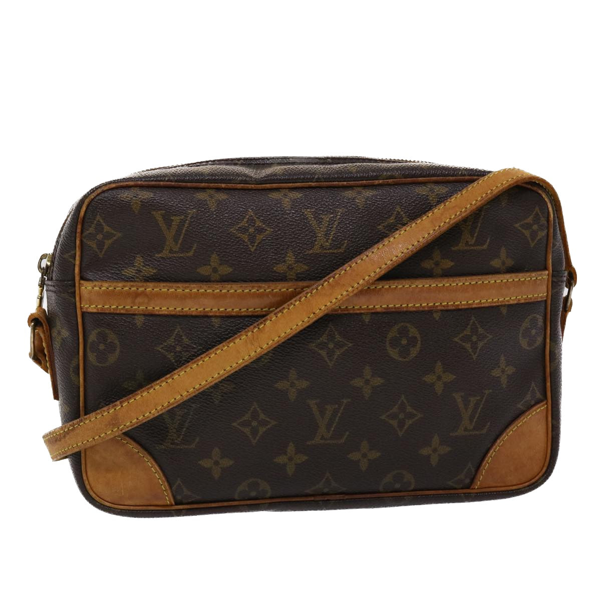 LOUIS VUITTON Monogram Trocadero 27 Shoulder Bag M51274 LV ar9667B