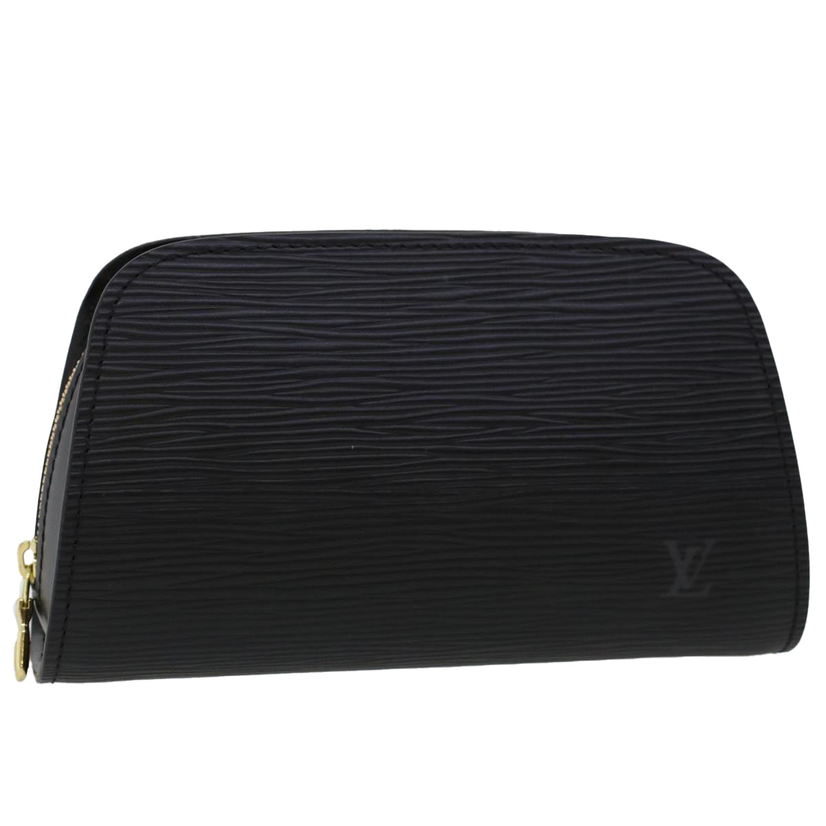 LOUIS VUITTON Epi Dauphine PM Pouch Black M48442 LV ar9682B