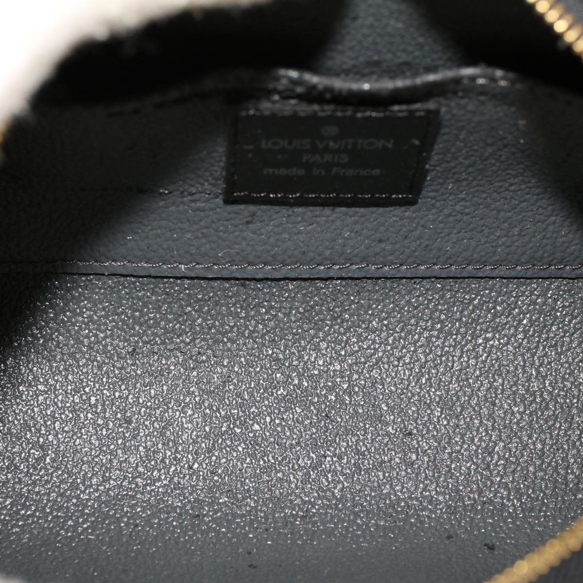 LOUIS VUITTON Epi Dauphine PM Pouch Black M48442 LV ar9682B