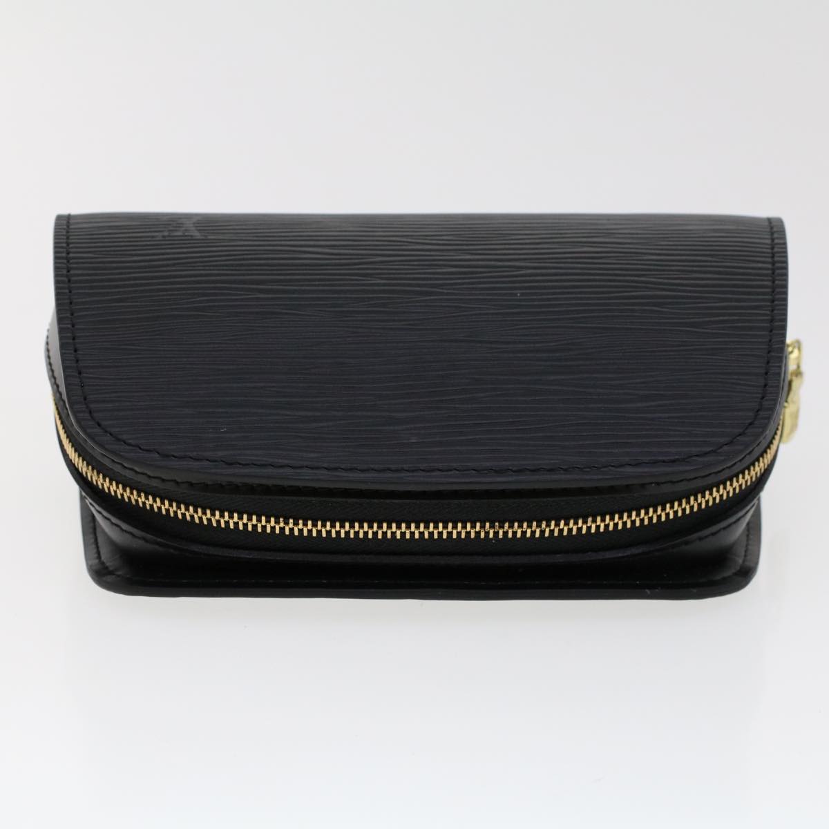 LOUIS VUITTON Epi Dauphine PM Pouch Black M48442 LV ar9682B