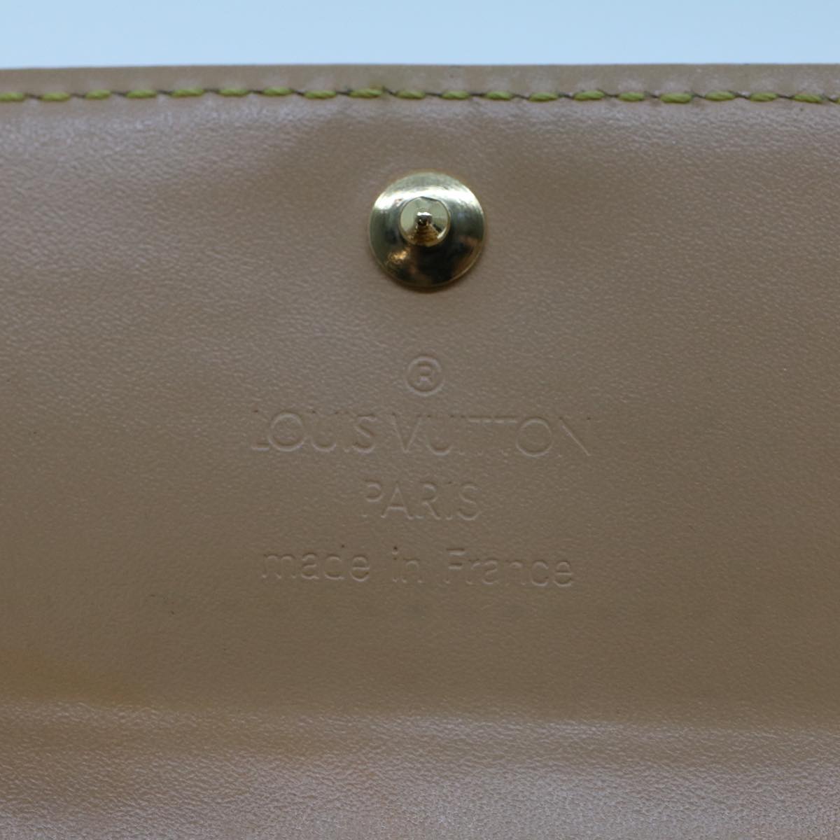 LOUIS VUITTON Multicolor Porte Monnaie Plat Coin Purse White M92657 ar9683B