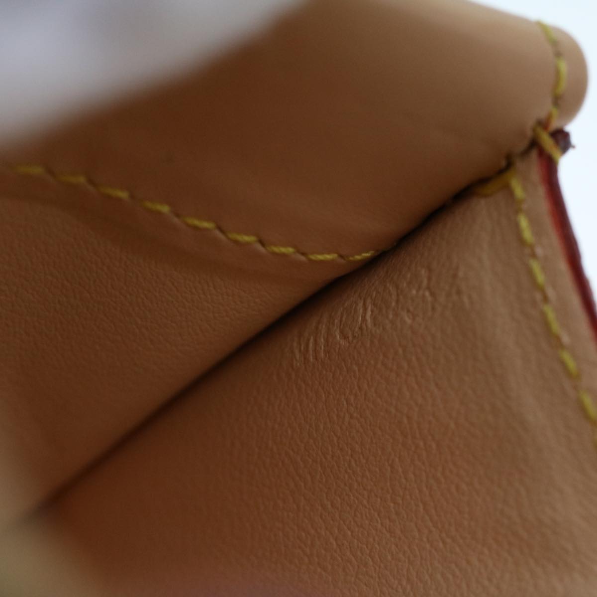 LOUIS VUITTON Multicolor Porte Monnaie Plat Coin Purse White M92657 ar9683B