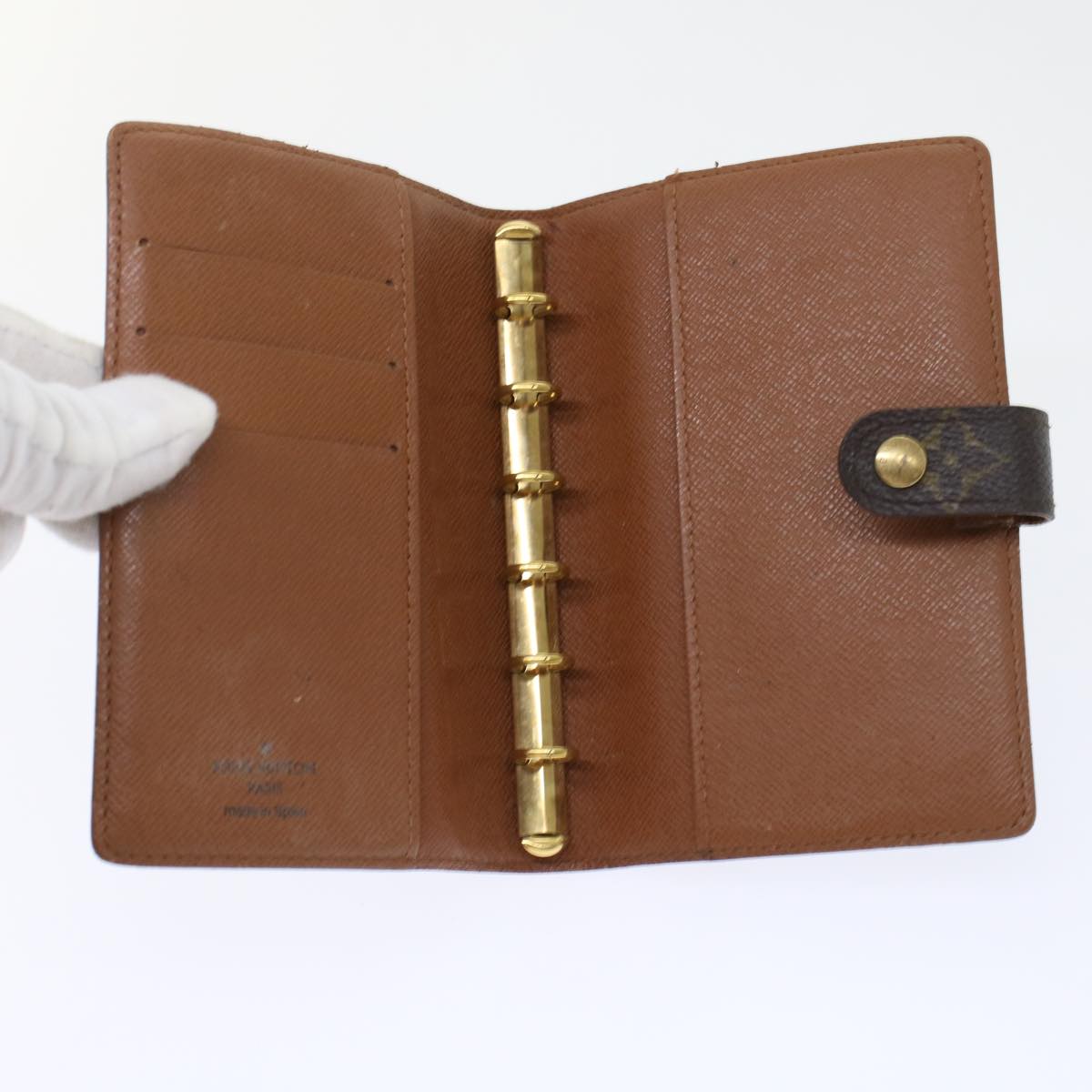 LOUIS VUITTON Monogram Agenda PM Day Planner Cover R20005 LV ar9691B