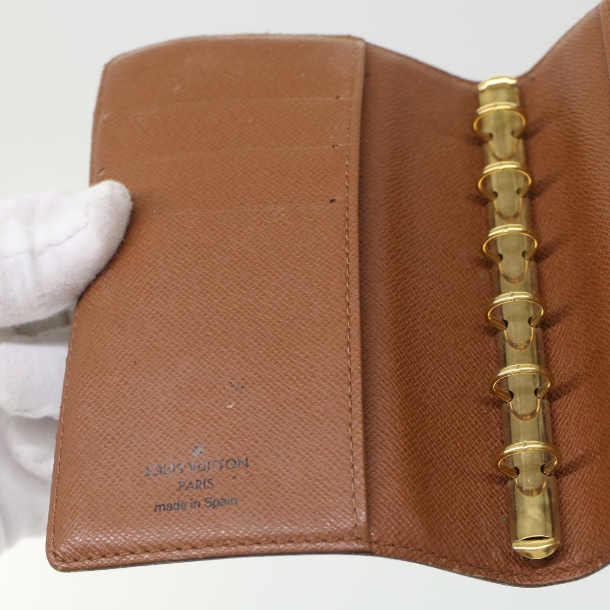 LOUIS VUITTON Monogram Agenda PM Day Planner Cover R20005 LV ar9691B