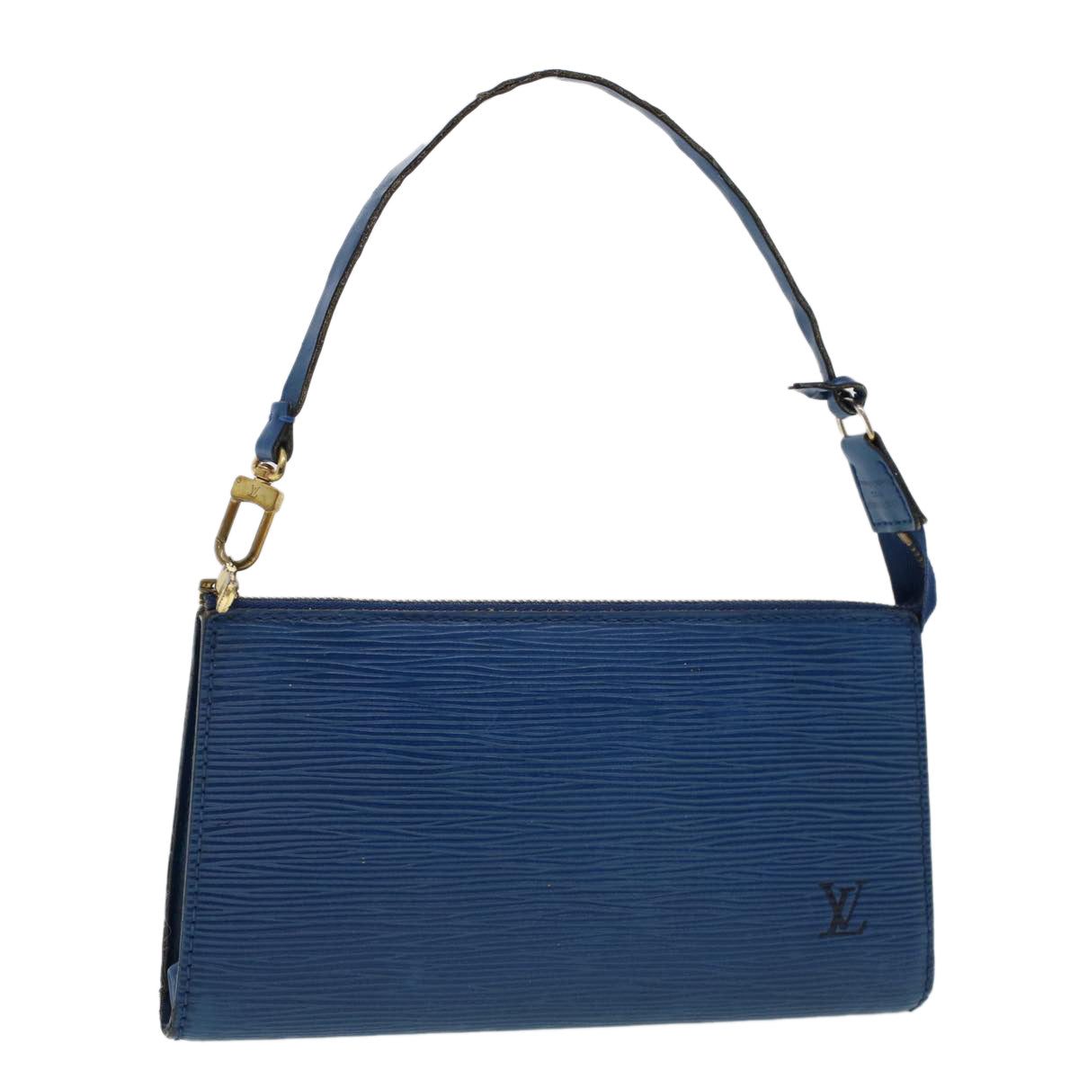 LOUIS VUITTON Epi Pochette Accessoires Accessory Pouch Blue M52985 ar9708B