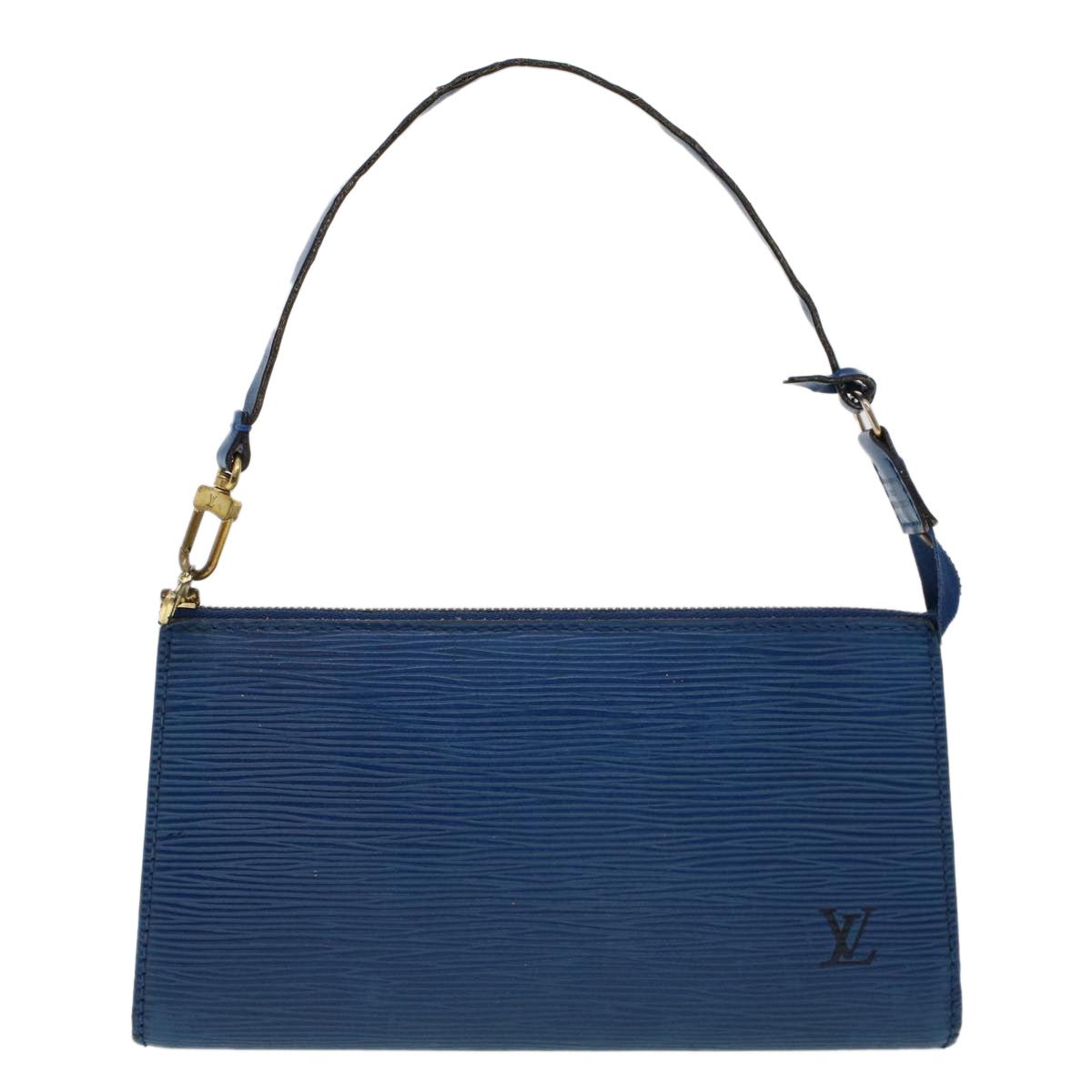 LOUIS VUITTON Epi Pochette Accessoires Accessory Pouch Blue M52985 ar9708B