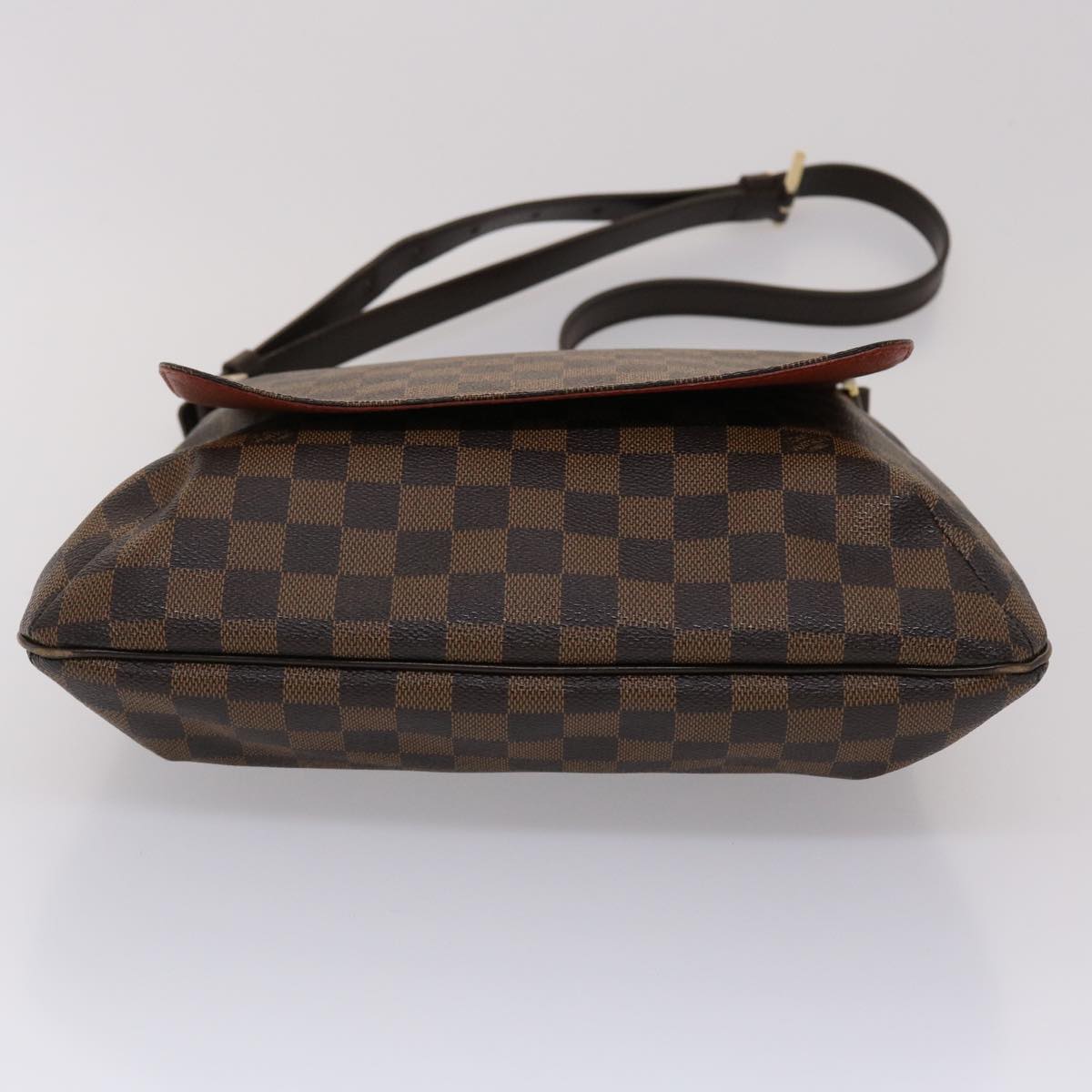 LOUIS VUITTON Damier Ebene Musette Shoulder Bag N51302 LV ar9711B