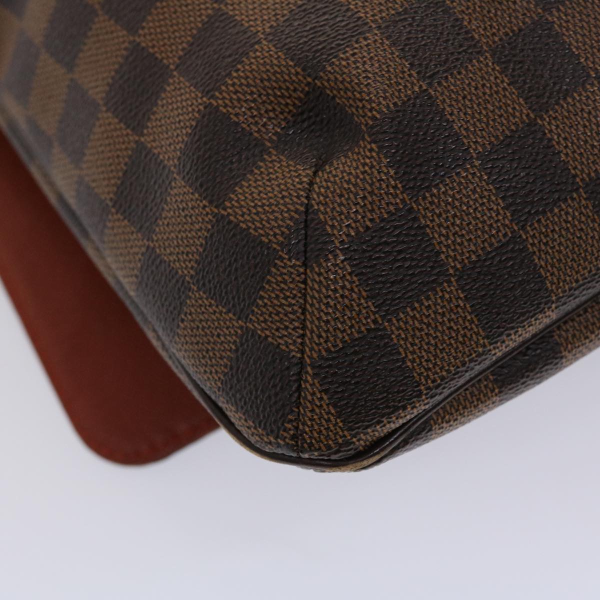 LOUIS VUITTON Damier Ebene Musette Shoulder Bag N51302 LV ar9711B