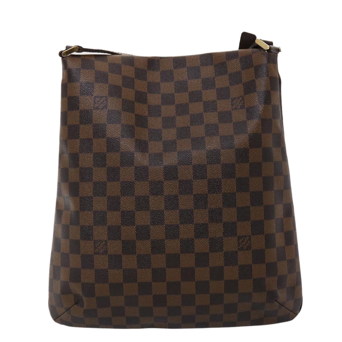 LOUIS VUITTON Damier Ebene Musette Shoulder Bag N51302 LV ar9711B