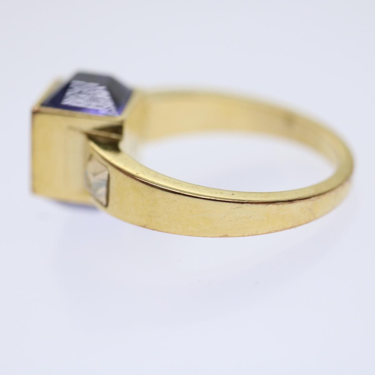 LOUIS VUITTON Berg Gamble Ring M Gold M65098 LV ar9717B