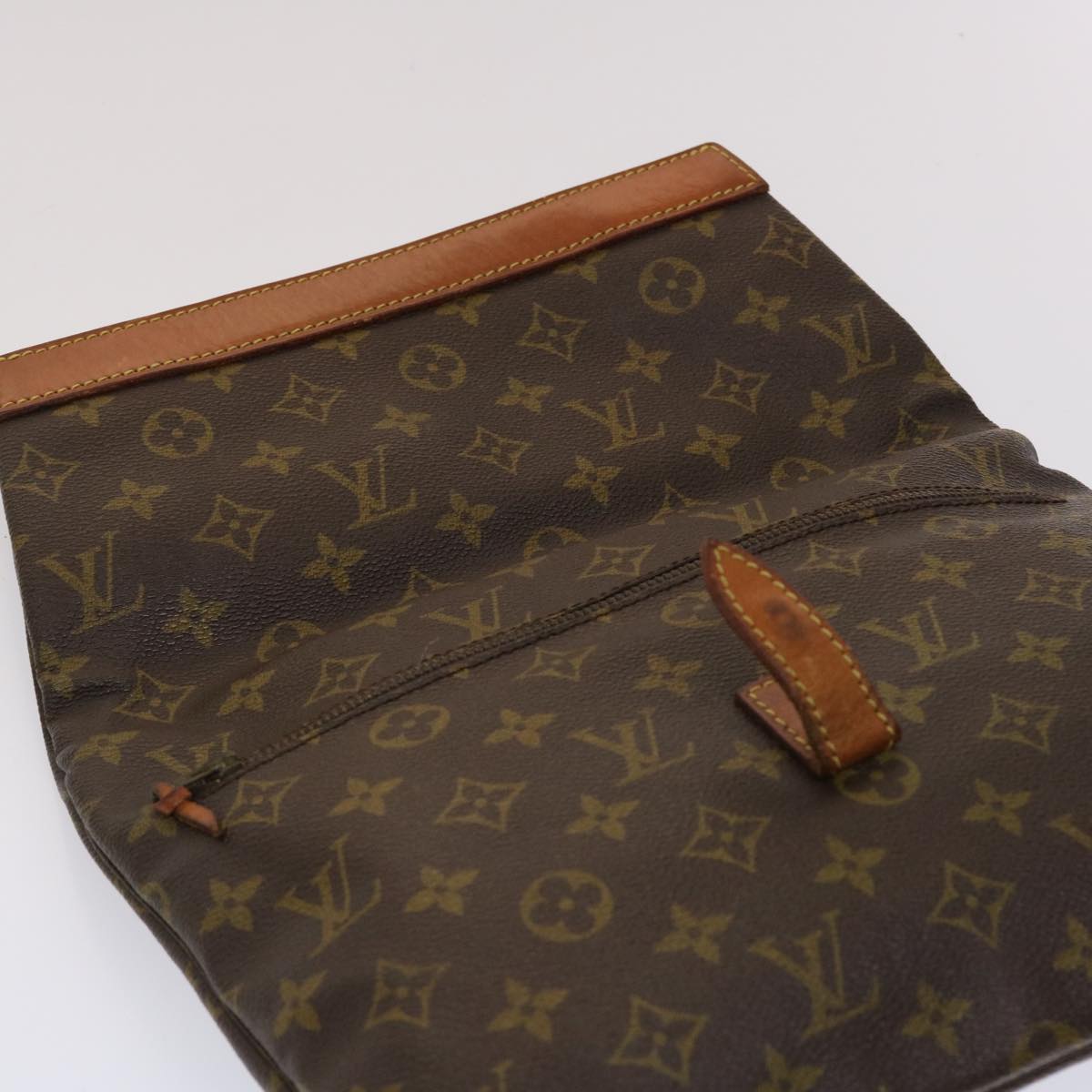 LOUIS VUITTON Monogram Pochette Priant Clutch Bag M51805 LV ar9724B