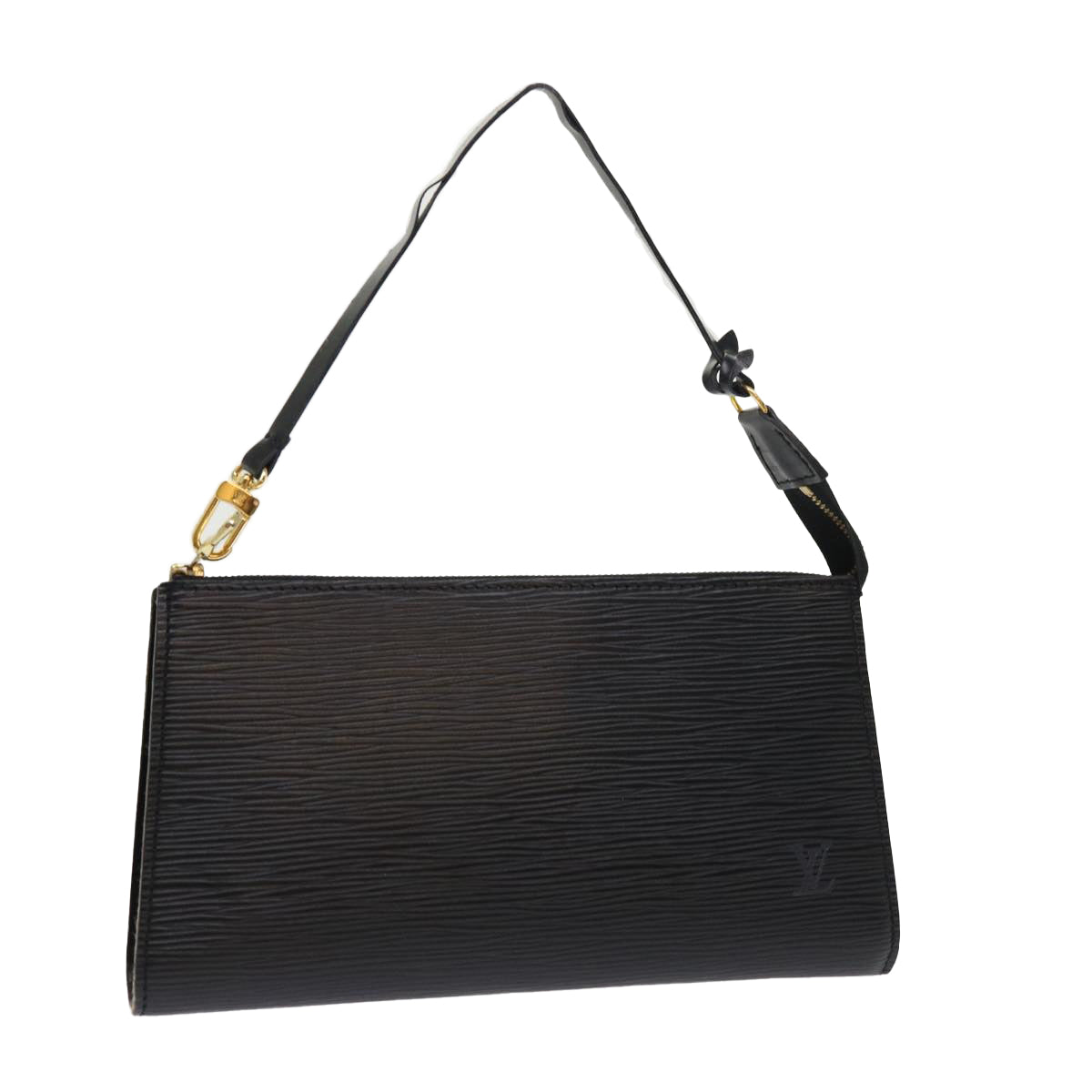 LOUIS VUITTON Epi Pochette Accessoires Pouch Black M52982 LV ar9725B