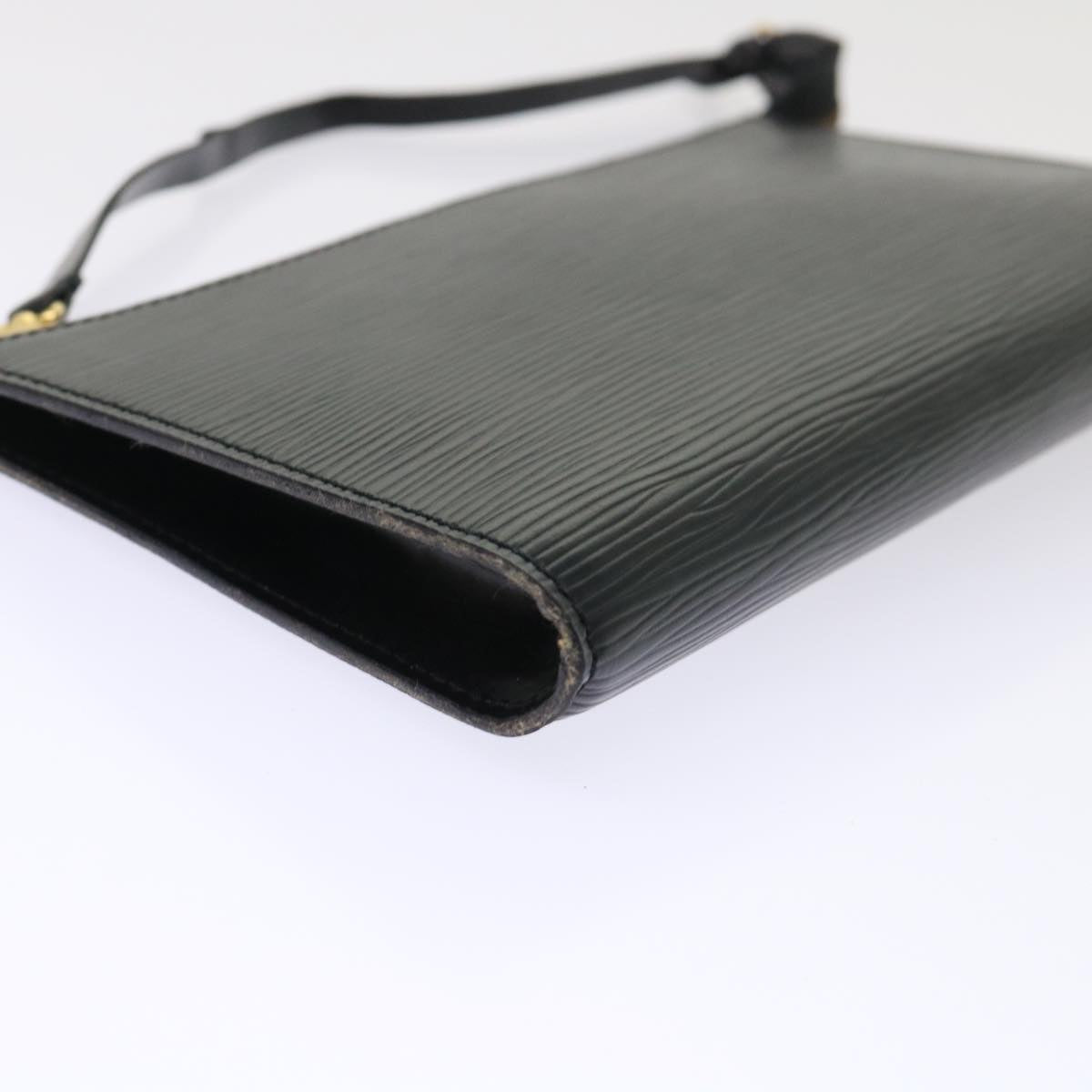 LOUIS VUITTON Epi Pochette Accessoires Pouch Black M52982 LV ar9725B