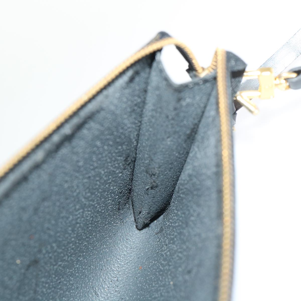 LOUIS VUITTON Epi Pochette Accessoires Pouch Black M52982 LV ar9725B