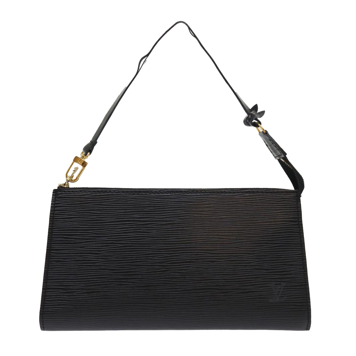 LOUIS VUITTON Epi Pochette Accessoires Pouch Black M52982 LV ar9725B