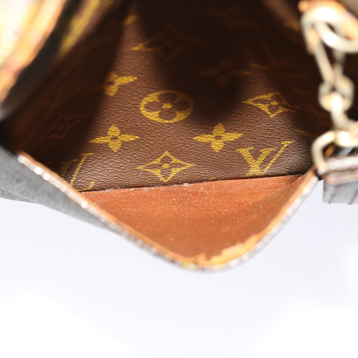LOUIS VUITTON Monogram Danube Shoulder Bag Vintage M45266 LV ar9739