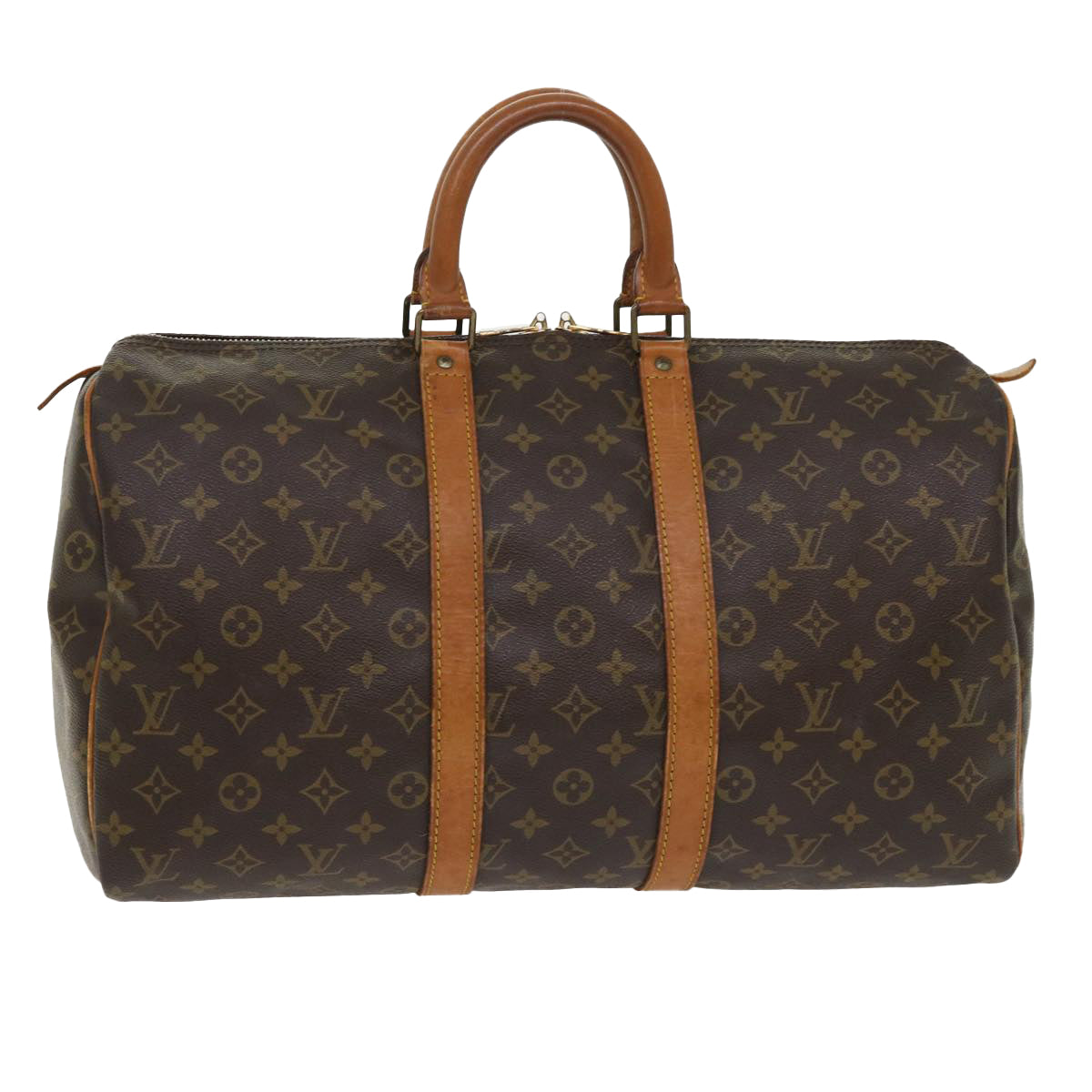 LOUIS VUITTON Monogram Keepall 45 Boston Bag M41428 LV ar9754