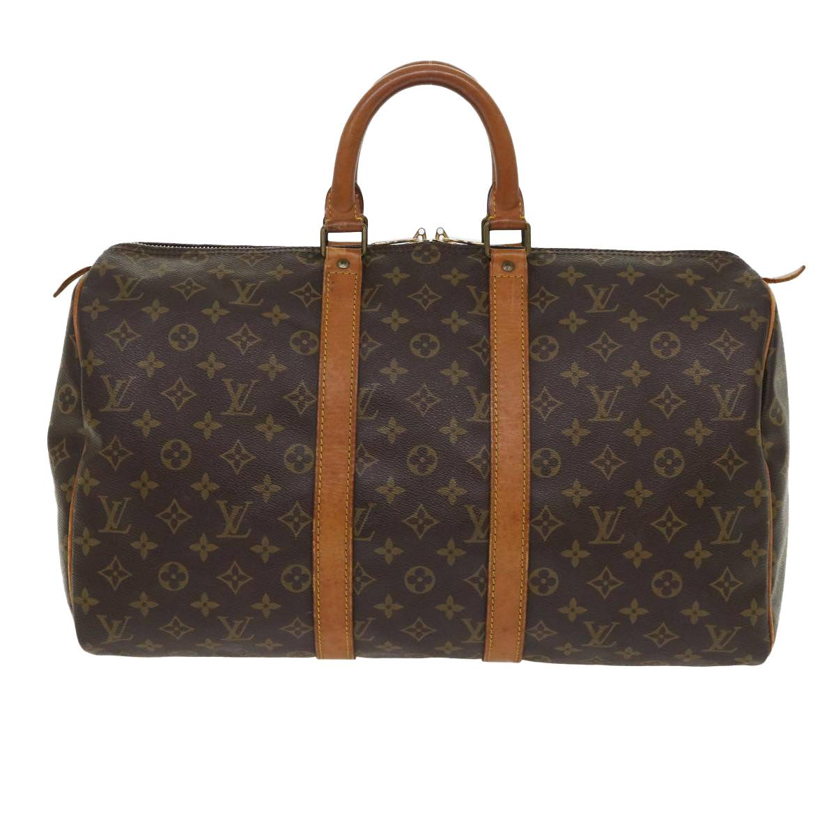 LOUIS VUITTON Monogram Keepall 45 Boston Bag M41428 LV ar9754