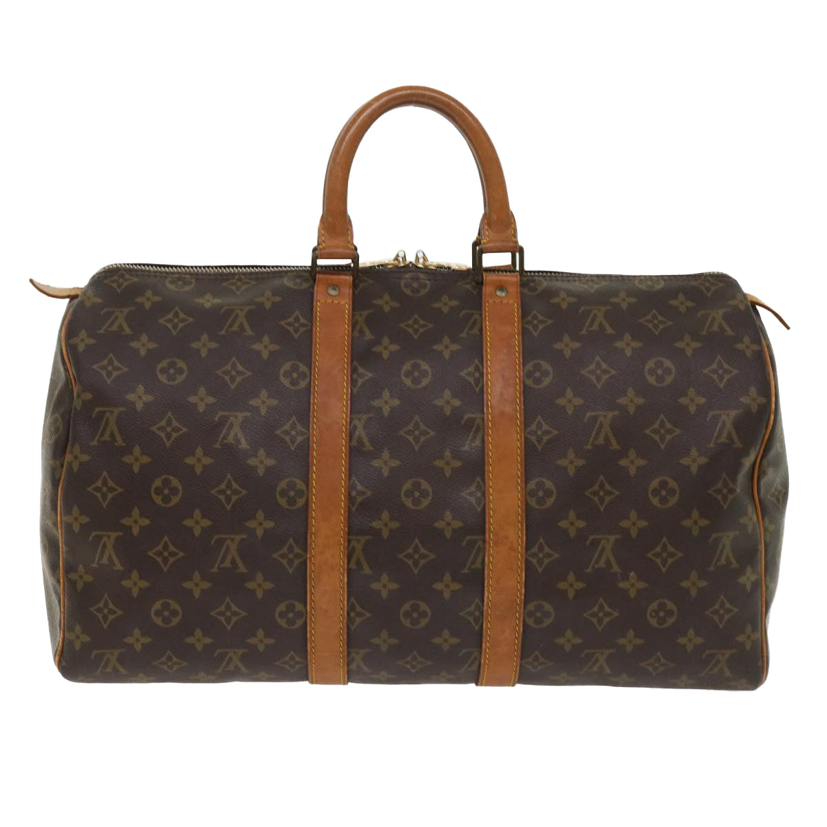 LOUIS VUITTON Monogram Keepall 45 Boston Bag M41428 LV ar9754