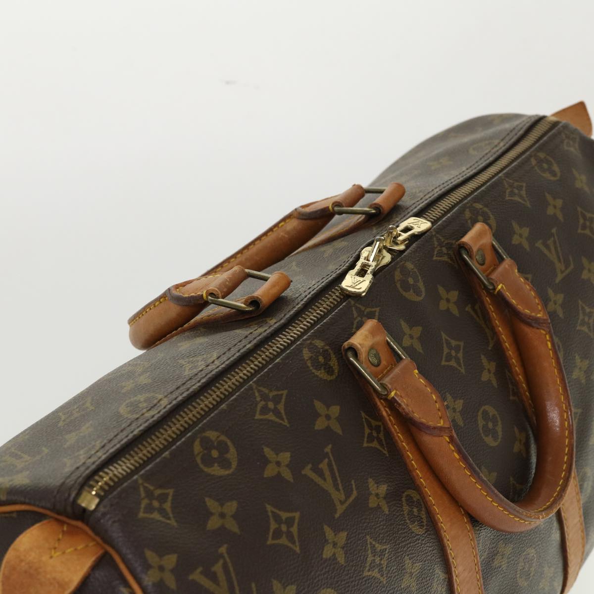 LOUIS VUITTON Monogram Keepall 45 Boston Bag M41428 LV ar9754