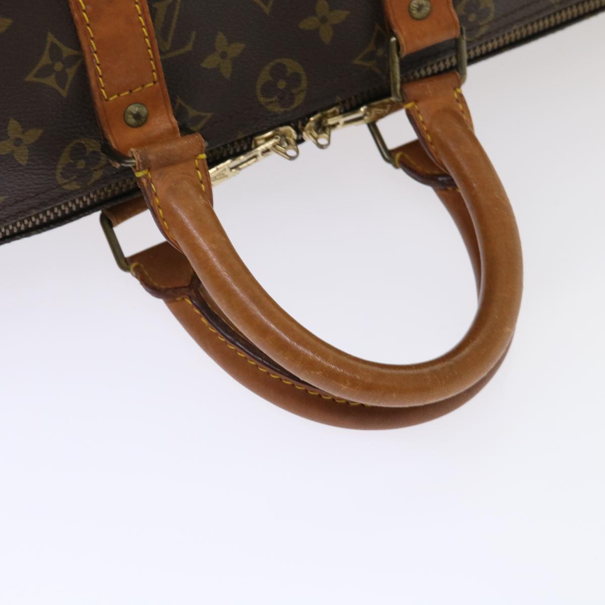 LOUIS VUITTON Monogram Keepall 45 Boston Bag M41428 LV ar9754